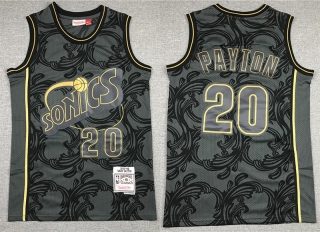 Vintage NBA Seattle Supersonics #20 Payton Jersey 98684