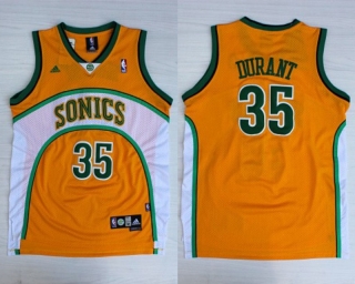 Vintage NBA Seattle Supersonics #35 Durant Jersey 98696
