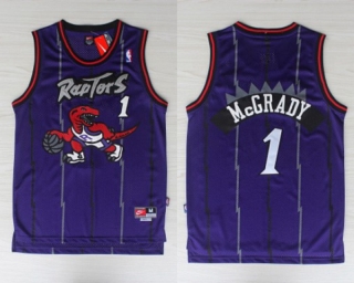 Vintage NBA Toronto Raptors #1 McGrady Jersey 98711
