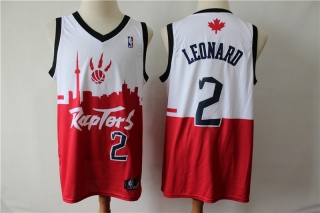 Vintage NBA Toronto Raptors #2 Leonard Jersey 98735
