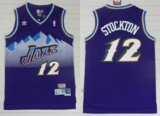 Vintage NBA Utah Jazz #12 Stockton Jersey 98792