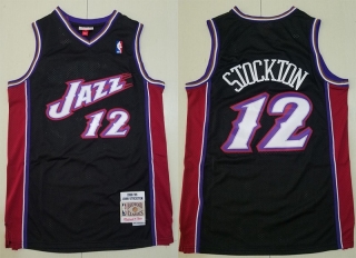 Vintage NBA Utah Jazz #12 Stockton Retro Jersey 98793