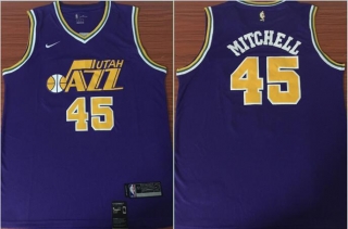 Vintage NBA Utah Jazz #45 Mitchell Jersey 98810