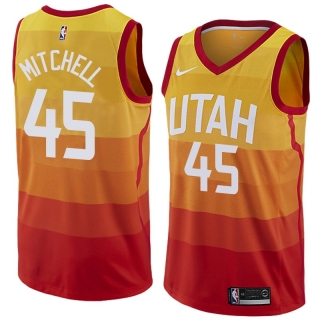 Vintage NBA Utah Jazz #45 Mitchell Jersey 98812