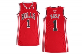 Vintage NBA Chicago Bulls #1 Rose Women Jersey 98838