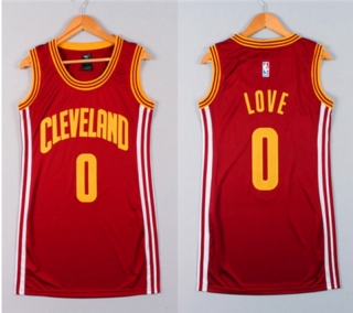 Vintage NBA Cleveland Cavaliers #0 Love Women Jersey 98849
