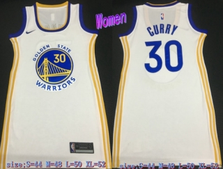 Vintage NBA Golden State Warriors #30 Curry SW Women Jersey 98860