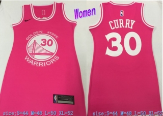 Vintage NBA Golden State Warriors #30 Curry SW Women Jersey 98859