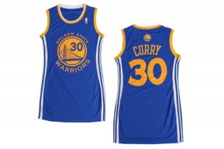 Vintage NBA Golden State Warriors #30 Curry Women Jersey 98866