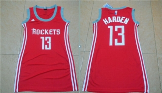Vintage NBA Houston Rockets #13 Harden SW Women Jersey 98868