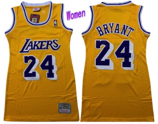 Vintage NBA Los Angeles Lakers #24 Bryant SW Women Jersey 98878