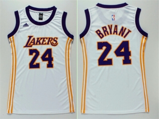 Vintage NBA Los Angeles Lakers #24 Bryant Women Jersey 98881