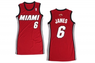 Vintage NBA Miami Heat #6 James Women Jersey 98889