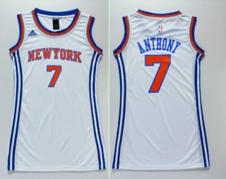 Vintage NBA New York Knicks #7 Anthony Women Jersey 98890