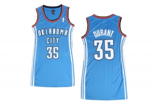 Vintage NBA Oklahoma City Thunder #35 Durant Women Jersey 98896