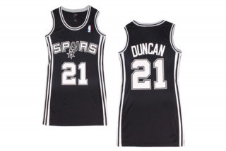 Vintage NBA San Antonio Spurs #21 Duncan Women Jersey 98900