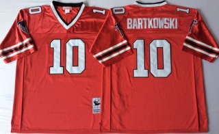 Vintage NFL Atlanta Falcons #10 BARTKOWSKI Red Retro Jersey 98903