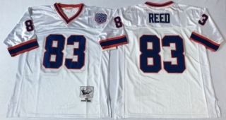 Vintage NFL Buffalo Bills White #83 REED Retro Jersey 98921