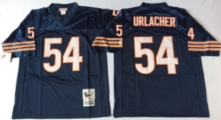 Vintage NFL Chicago Bears Blue #54 URLACHER Retro Jersey 98932