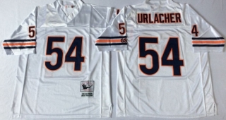 Vintage NFL Chicago Bears White #54 URLACHER Retro Jersey 98948