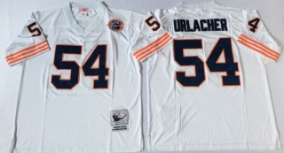 Vintage NFL Chicago Bears White #54 URLACHER Retro Jersey 98949