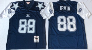 Vintage NFL Dallas Cowboys Blue #88 IRVIN Retro Jersey 98977