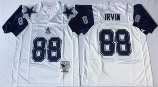 Vintage NFL Dallas Cowboys White #88 IRVIN Retro Jersey 98983