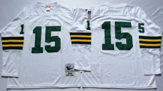 Vintage NFL Green Bay Packers White #5 STARR Retro Jersey 99018