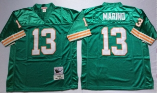 Vintage NFL Miami Dolphins #13 Green MARINO Retro Jersey 99033
