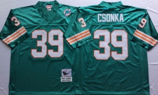 Vintage NFL Miami Dolphins Green #39 CSONKA Retro Jersey 99035