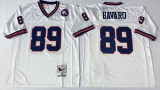 Vintage NFL New York Giants #89 White BAVARO Retro Jersey 99070