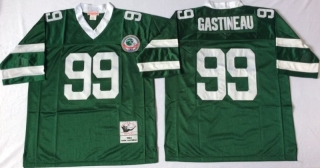 Vintage NFL New York Jets Green #99 GASTINEAU Retro Jersey 99075