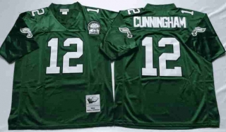 Vintage NFL Philadelphia Eagles Green #12 CUNNINGHAM TUYA Retro Jersey 99119