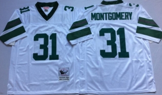 Vintage NFL Philadelphia Eagles White #31 MONTGOMERY Retro Jersey 99136
