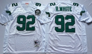 Vintage NFL Philadelphia Eagles White #92 R-WHITE Retro Jersey 99140