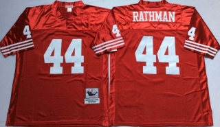 Vintage NFL San Francisco 49ers Red #44 RATHMAN Retro Jersey 99228