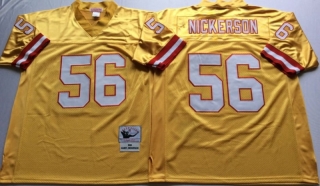 Vintage NFL Tampa Bay Buccaneers YELLOW #56 NICKERSON Retro Jersey 99259