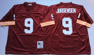 Vintage NFL Washington Redskins Red #9 JURGENSEN Retro Jersey 99281