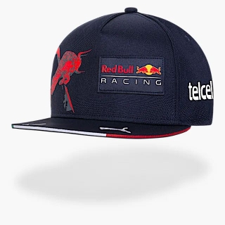 Red Bull Racing Curved Snapback Hats 99766