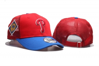 MLB Philadelphia Phillies 9TWENTY Curved Mesh Snapback Hats 99824