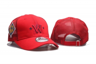 MLB Washington Nationals 9TWENTY Curved Mesh Snapback Hats 99831