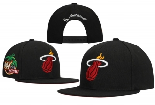 NBA Miami Heat Mitchell & Ness Snapback Hats 100009