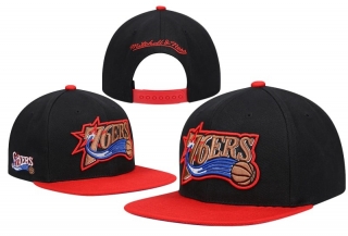 NBA Philadelphia 76ers Mitchell & Ness Snapback Hats 100012