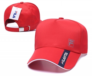 FILA Curved Snapback Hats 100043
