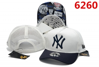MLB New York Yankees High Quality Pure Cotton Curved Mesh Snapback Hats 100192