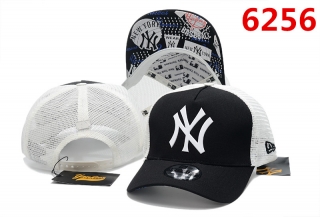 MLB New York Yankees High Quality Pure Cotton Curved Mesh Snapback Hats 100196