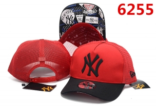 MLB New York Yankees High Quality Pure Cotton Curved Mesh Snapback Hats 100197