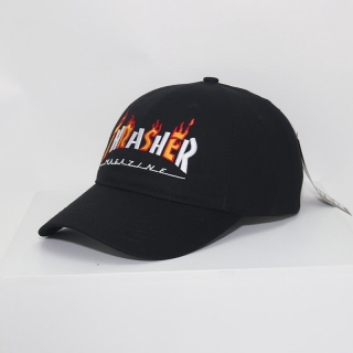 THRASHER Curved Baseball Snapback Hats 100405