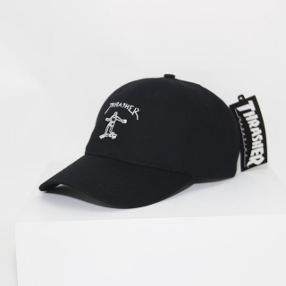 THRASHER Curved Baseball Snapback Hats 100412