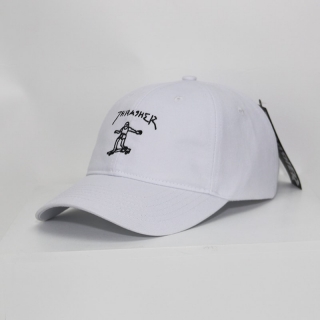 THRASHER Curved Baseball Snapback Hats 100413